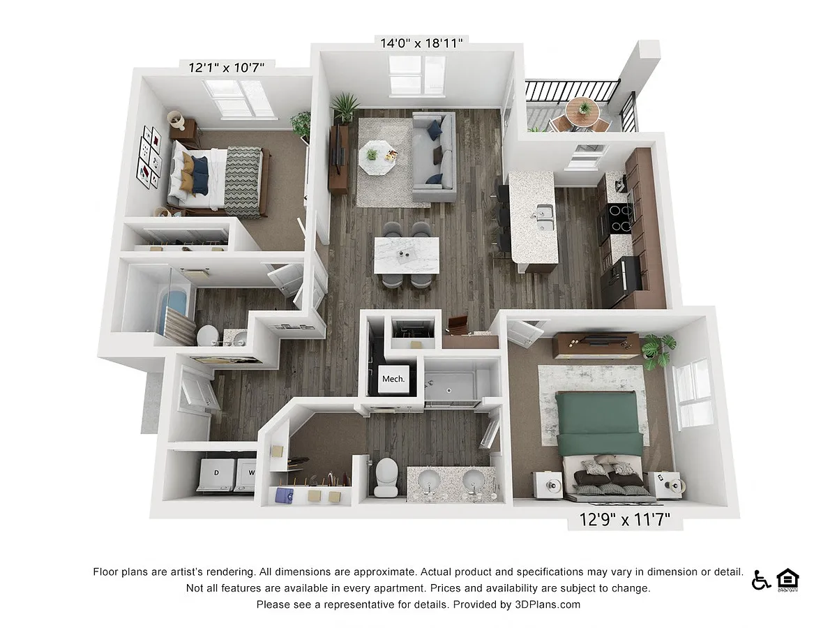 Floor plan Fossil Creek