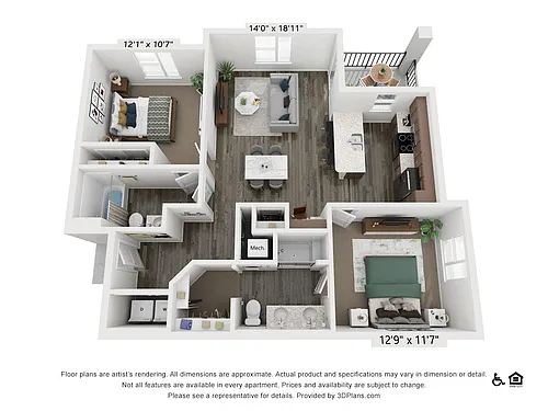 Floor plan Fossil Creek