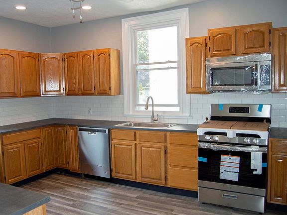Kitchen with new appliances and plenty of light