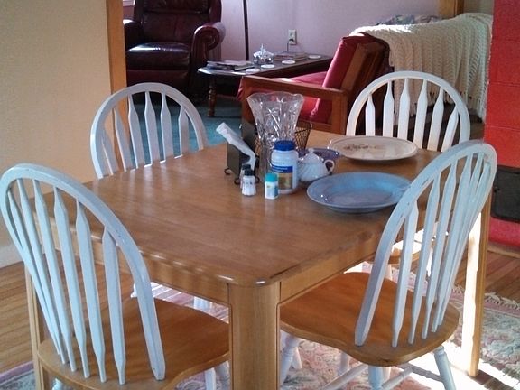 Kitchen looking at living 