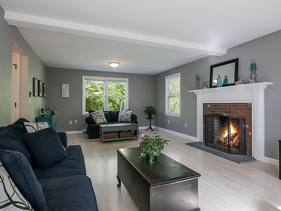 Living Room w/Wood Burning FP