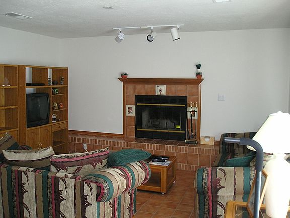 Den and Fireplace