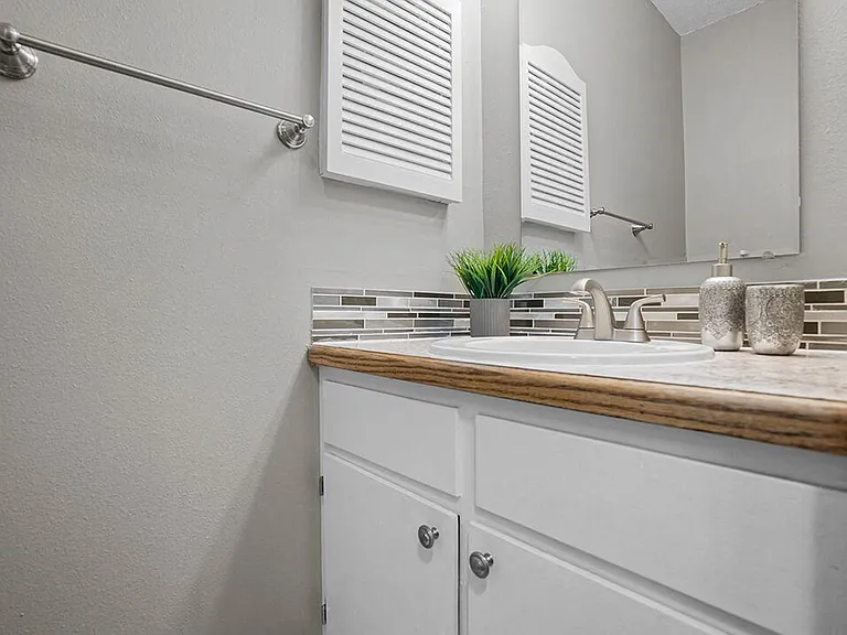 Bathroom with Cabinet Space