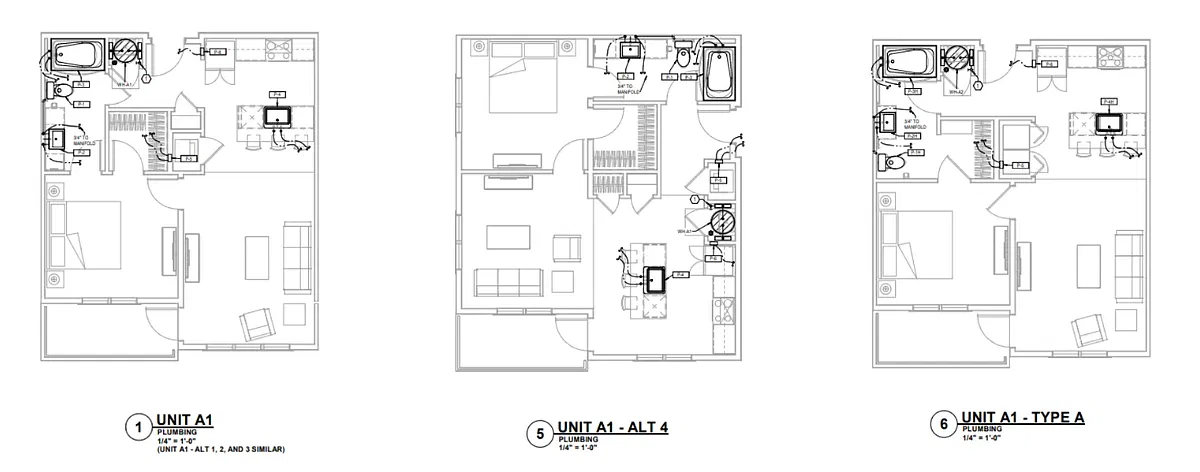 Floor plan 1 Bed 1 Bath