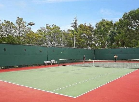 tennis courts