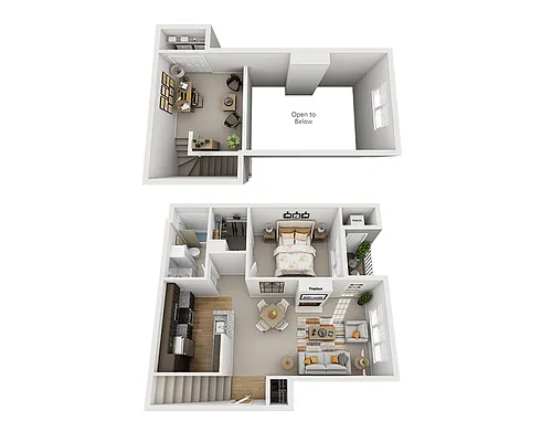 Floor plan Aviary Gardens Loft (A1AL)