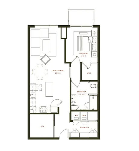 Floor plan A10 Den