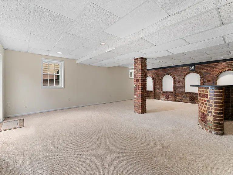 Great space and light in Lower Level!