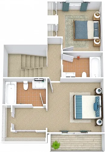 Floor plan Townhome