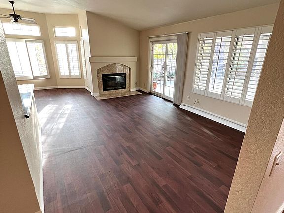 Family room and entering kitchen