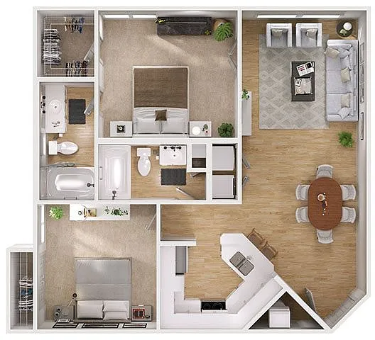 Floor plan B2M-P