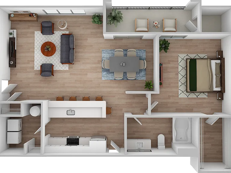 1 Bedroom | 1 Bath | 859 SF 1 Bedroom | 1 Bath | 859 SF