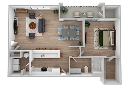 Floor plan Clairet 2