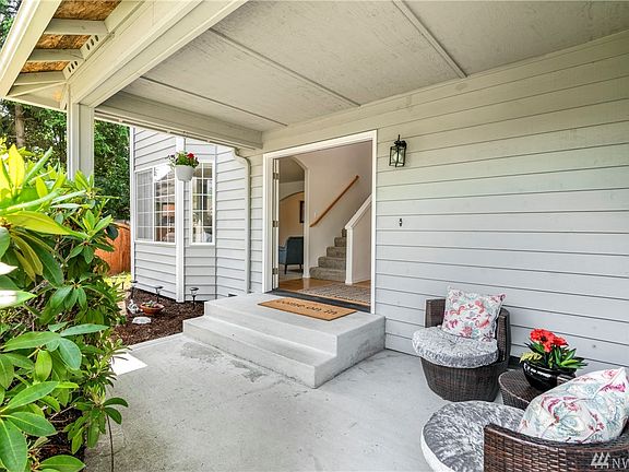 Inviting covered front porch to greet your guests.