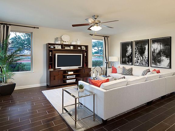 "Model" Living Room: 17' x 13'