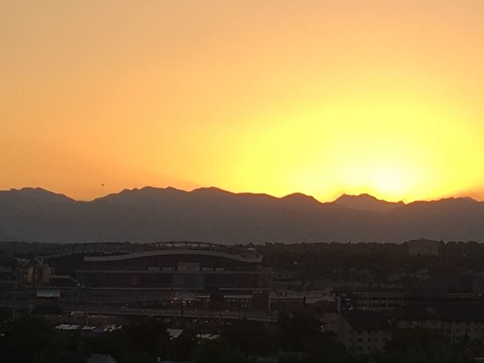 view from balcony