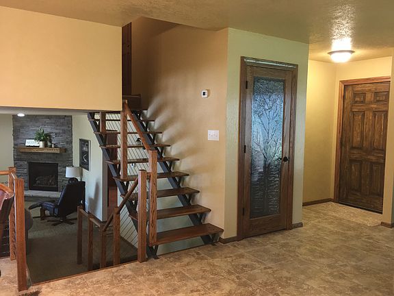 Front door, closet, stairs