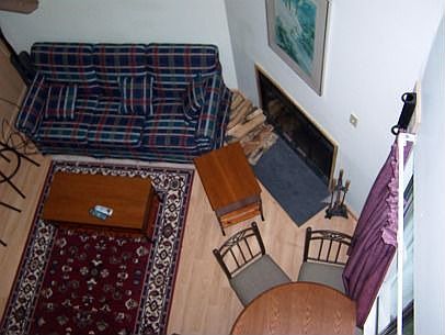 View from loft stairs