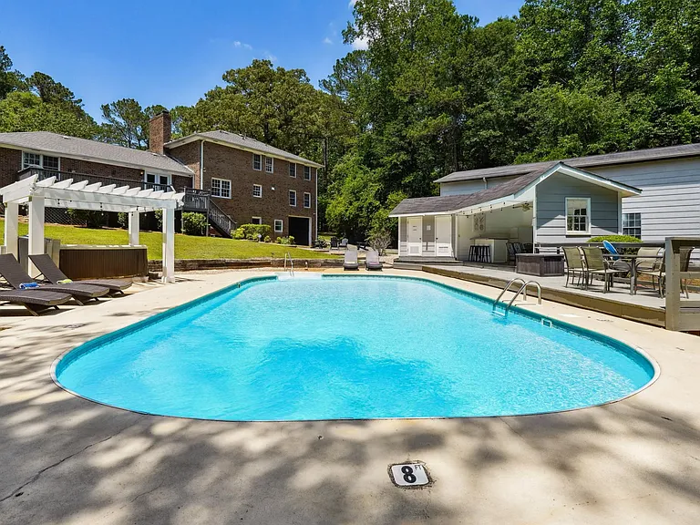Pool ONLY OPEN May - September, HotTub open ALL YEAR. (Lounge chairs, pool bathroom, pool kitchen sink only usable/open in summer pool season)