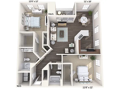 Floor plan B3-S-Floor1