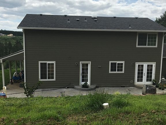 North side of house 