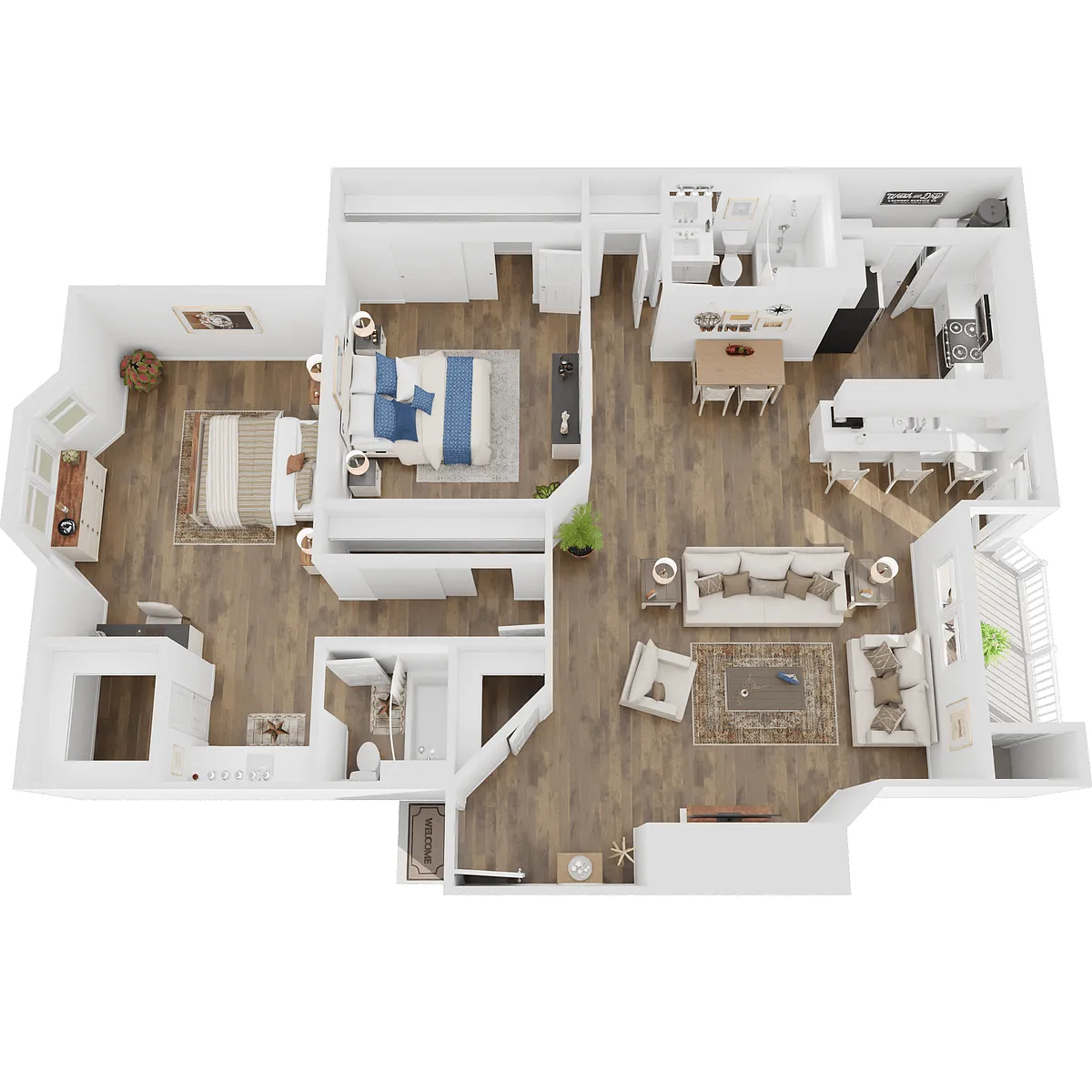 Floor plan B3