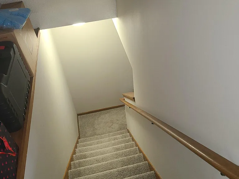 Staircase to the basement.