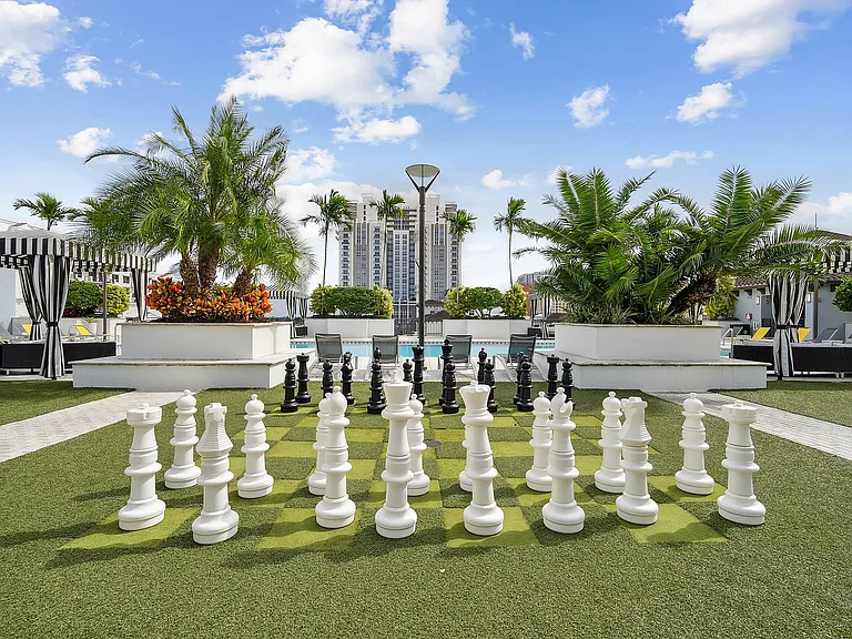 Rooftop gaming areas