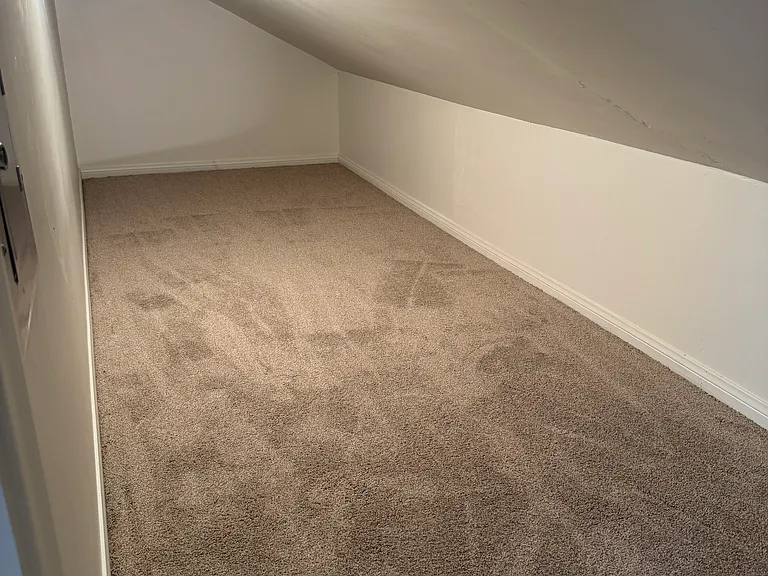 Upstairs loft storage closet