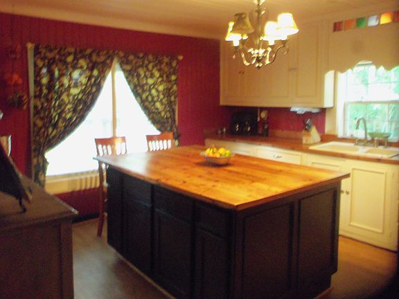 Large kitchen with built-in 