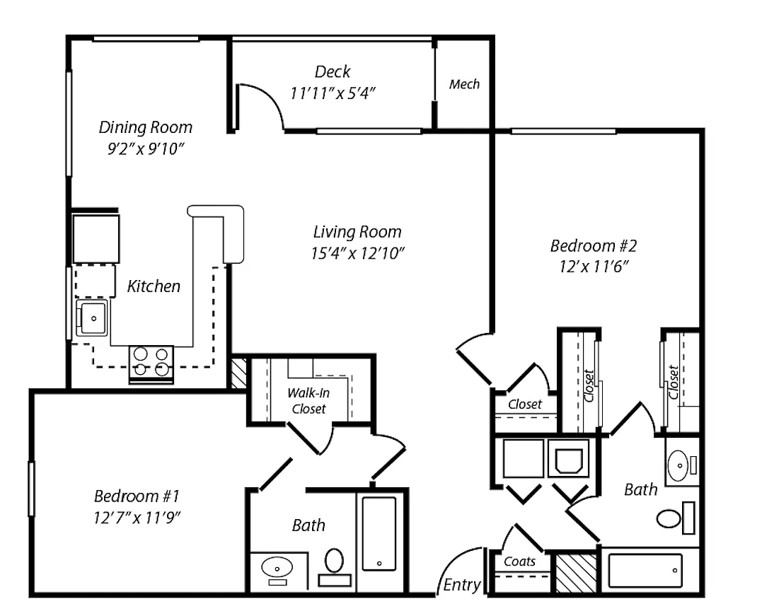 Floor plan B2 The Hampshire