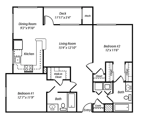 Floor plan B2 The Hampshire
