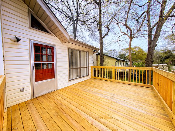 New deck on rear of home