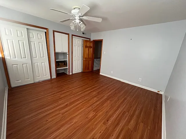 Master bedroom w/ two huge closets