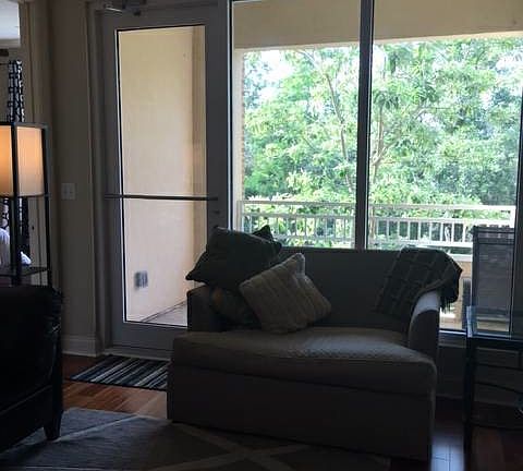 Living room and balcony