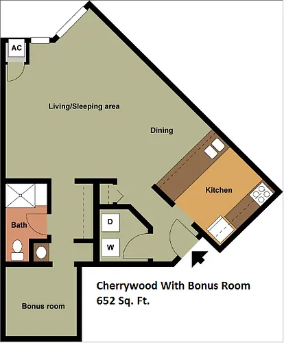 Floor plan Cherrywood Bonus