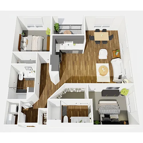 Floor plan B4