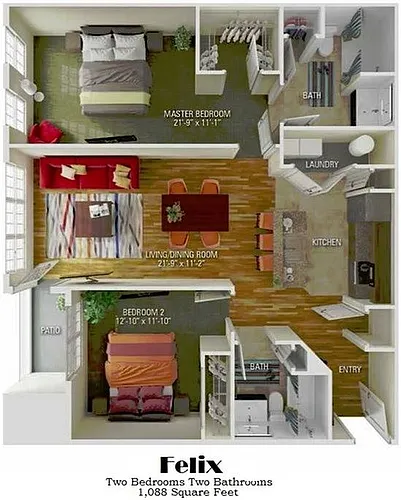 Floor plan Felix