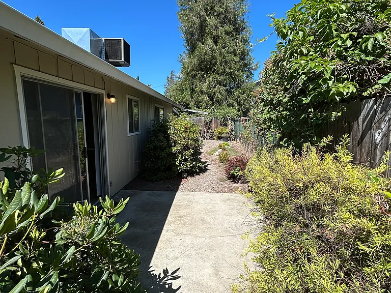 Backyard looking west