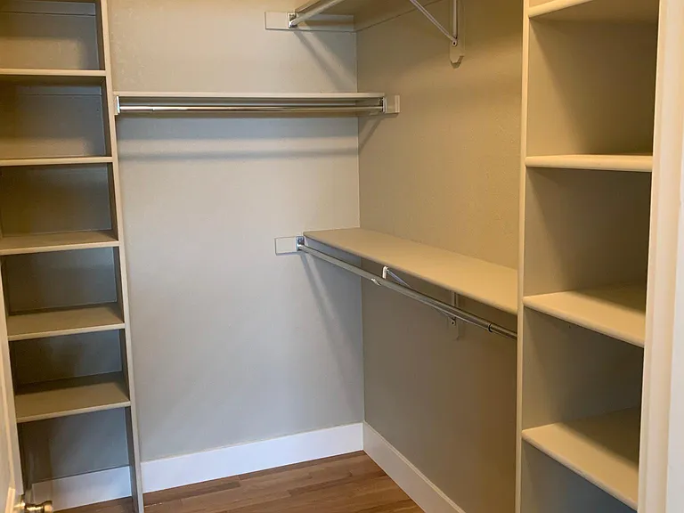 Master bedroom walk-in closet