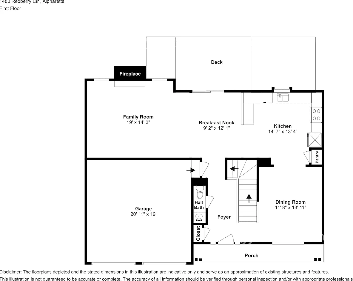 1480 Redberry Cir Alpharetta, GA 30004 — Photo 2