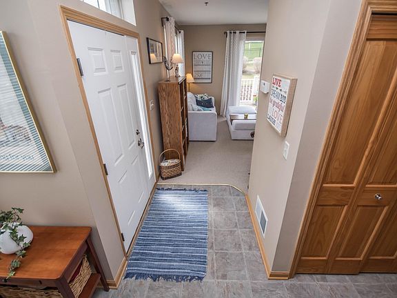 Entry with coat closet