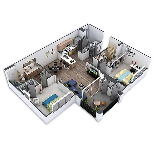 Floor plan Metro
