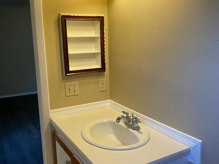 Sink in master bathroom
