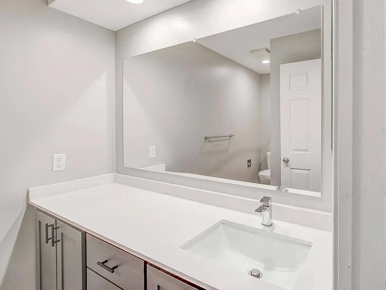 Upgraded bathroom