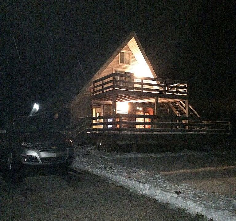 View from front of house