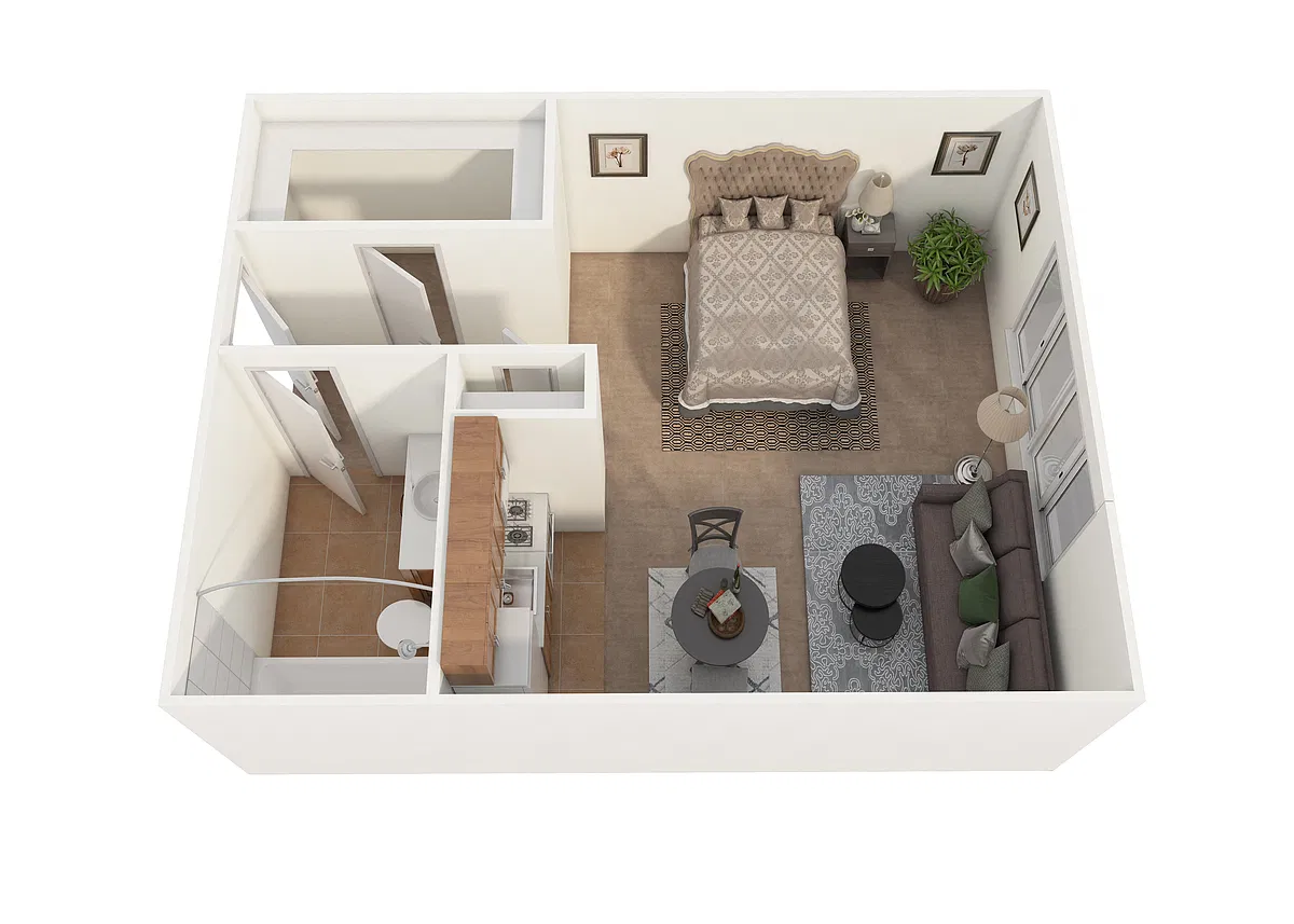 Floor plan Studio