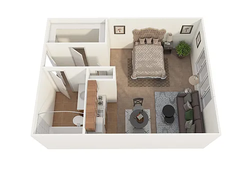 Floor plan Studio