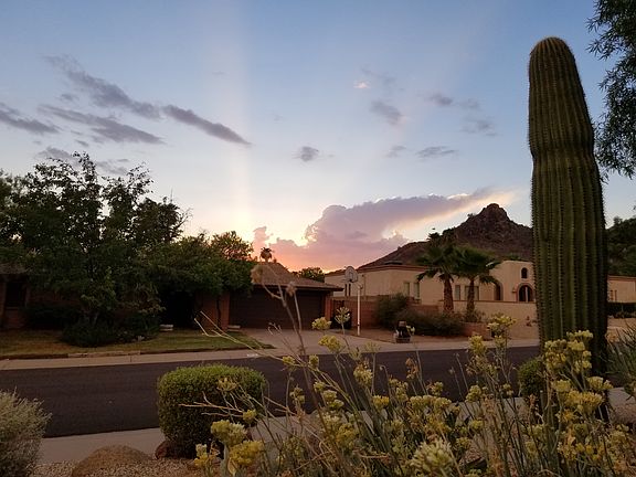 Sunset view from Dining Room