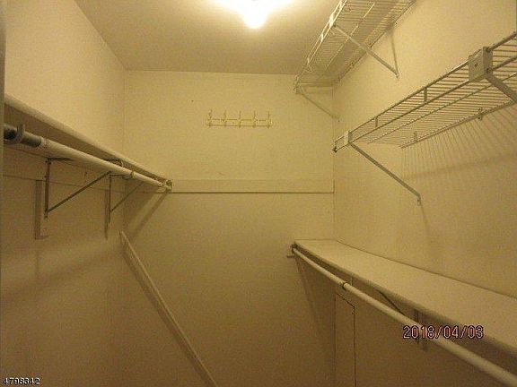 Walk in closet in Master Bedroom